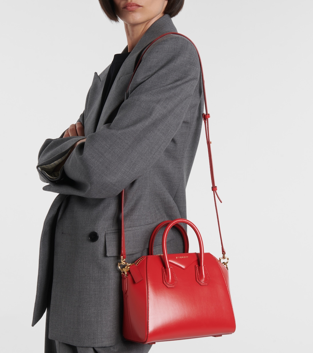 Antigona Mini leather tote bag | Givenchy