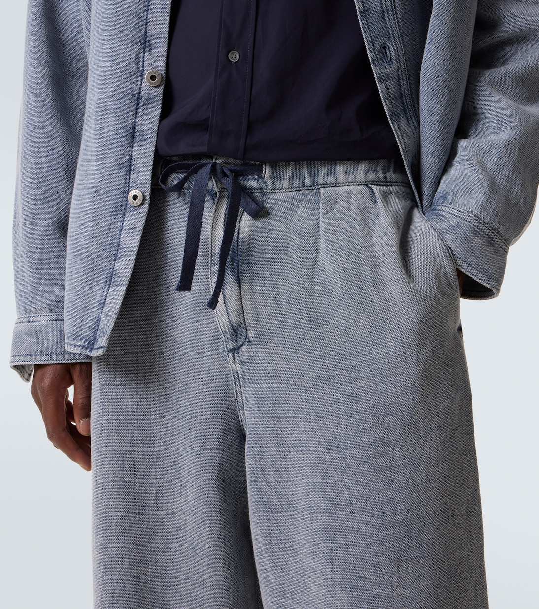 Jeans a gamba larga e vita media | Loewe