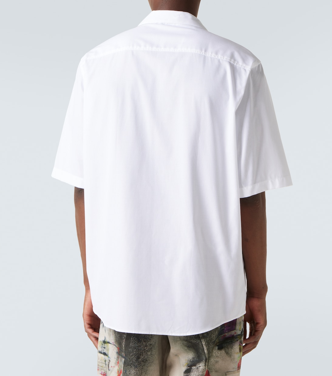 Camisa de popelín de algodón bordada | Acne Studios