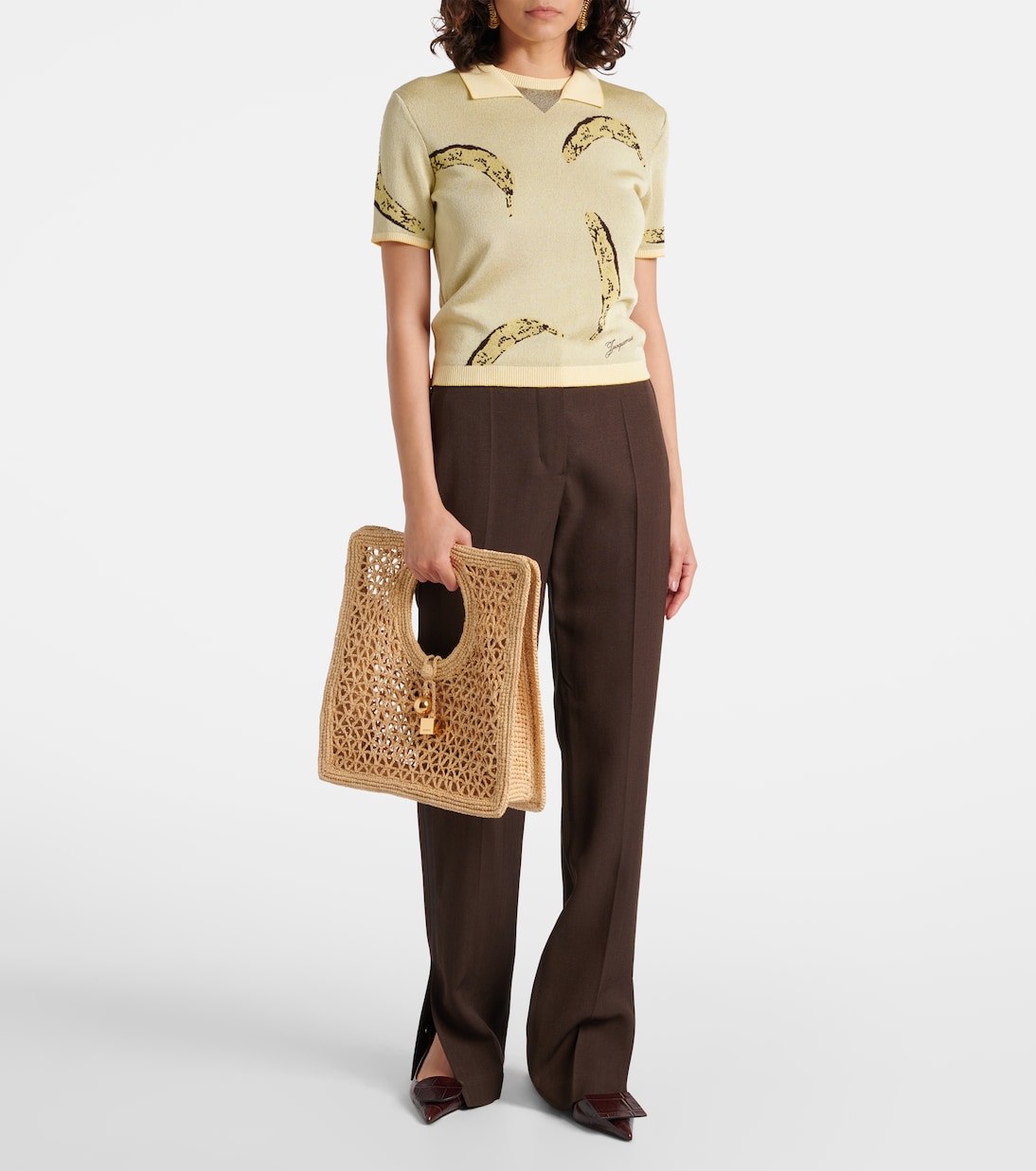 Spiaggia Small raffia tote bag | Jacquemus