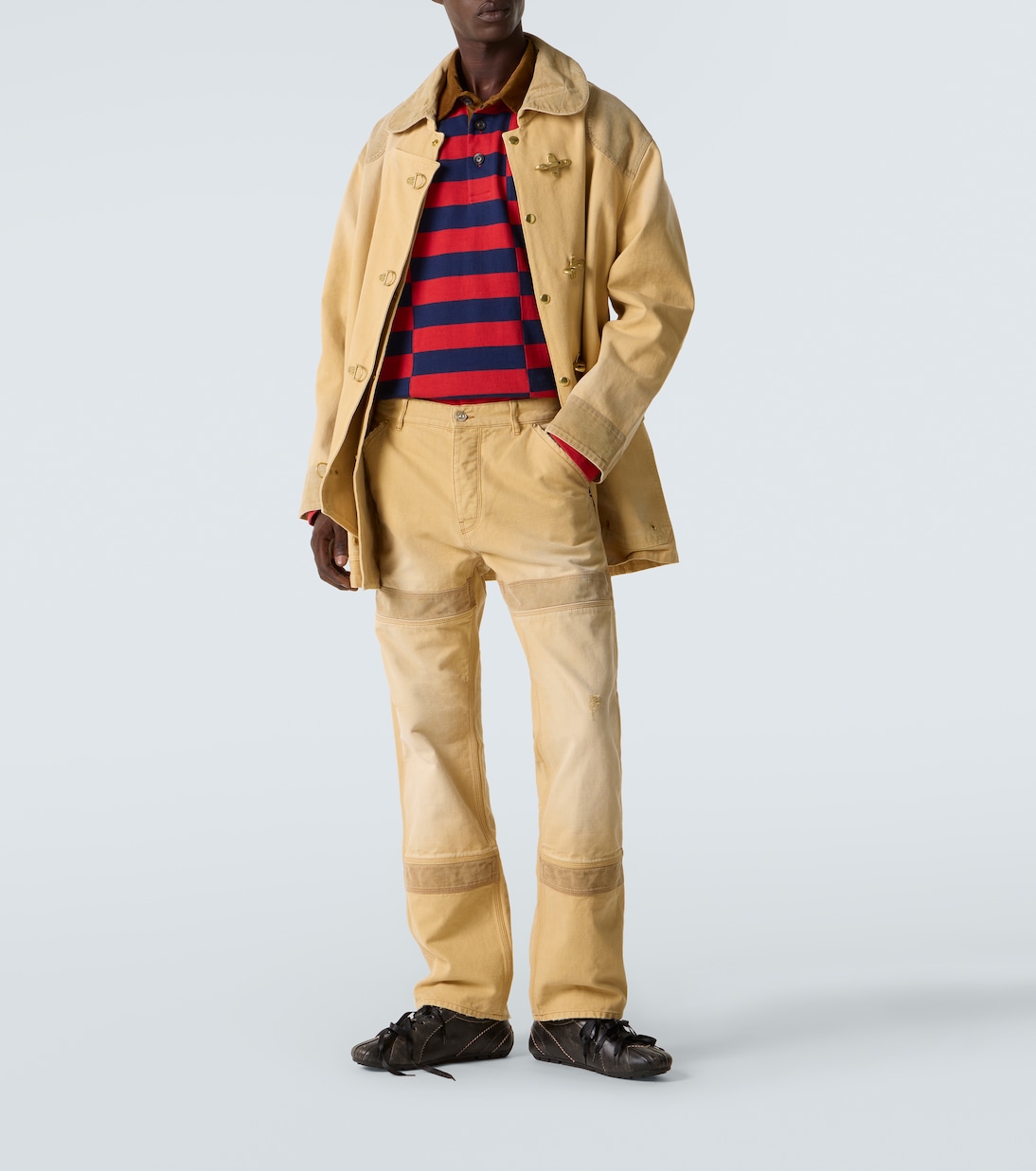 Sierra corduroy-trimmed canvas jacket | Wales Bonner