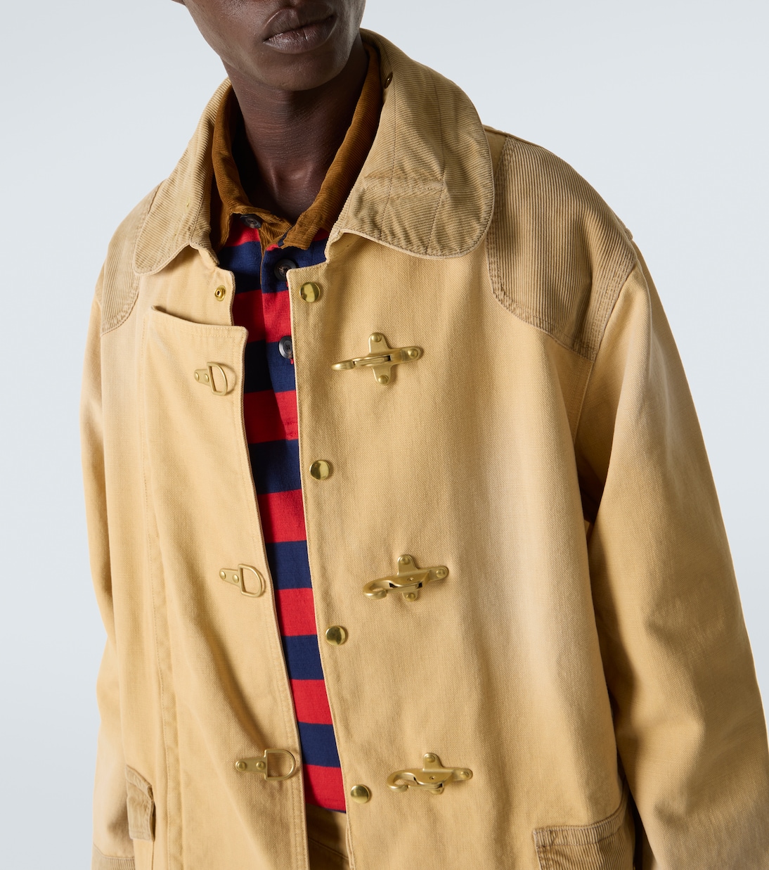 Sierra corduroy-trimmed canvas jacket | Wales Bonner