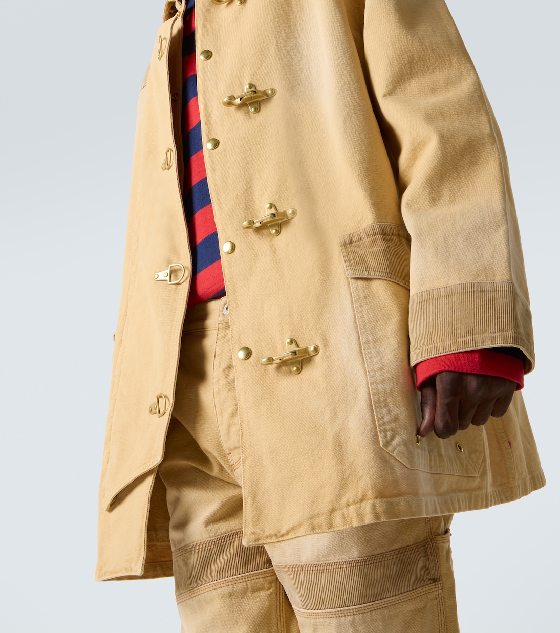 Sierra corduroy-trimmed canvas jacket | Wales Bonner