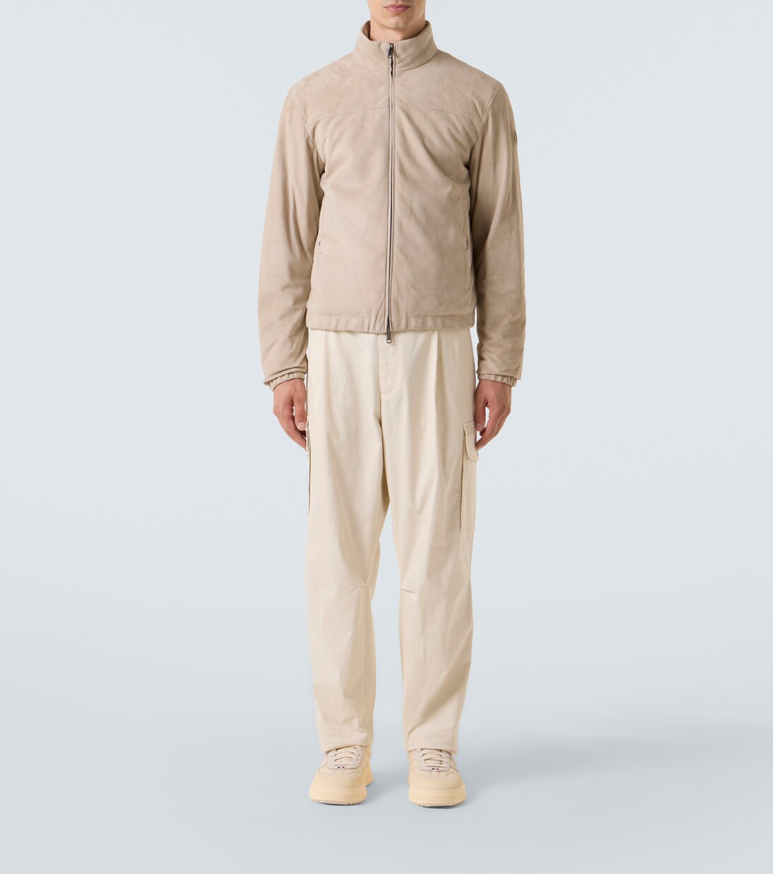 Cernay reversible suede down jacket | Moncler