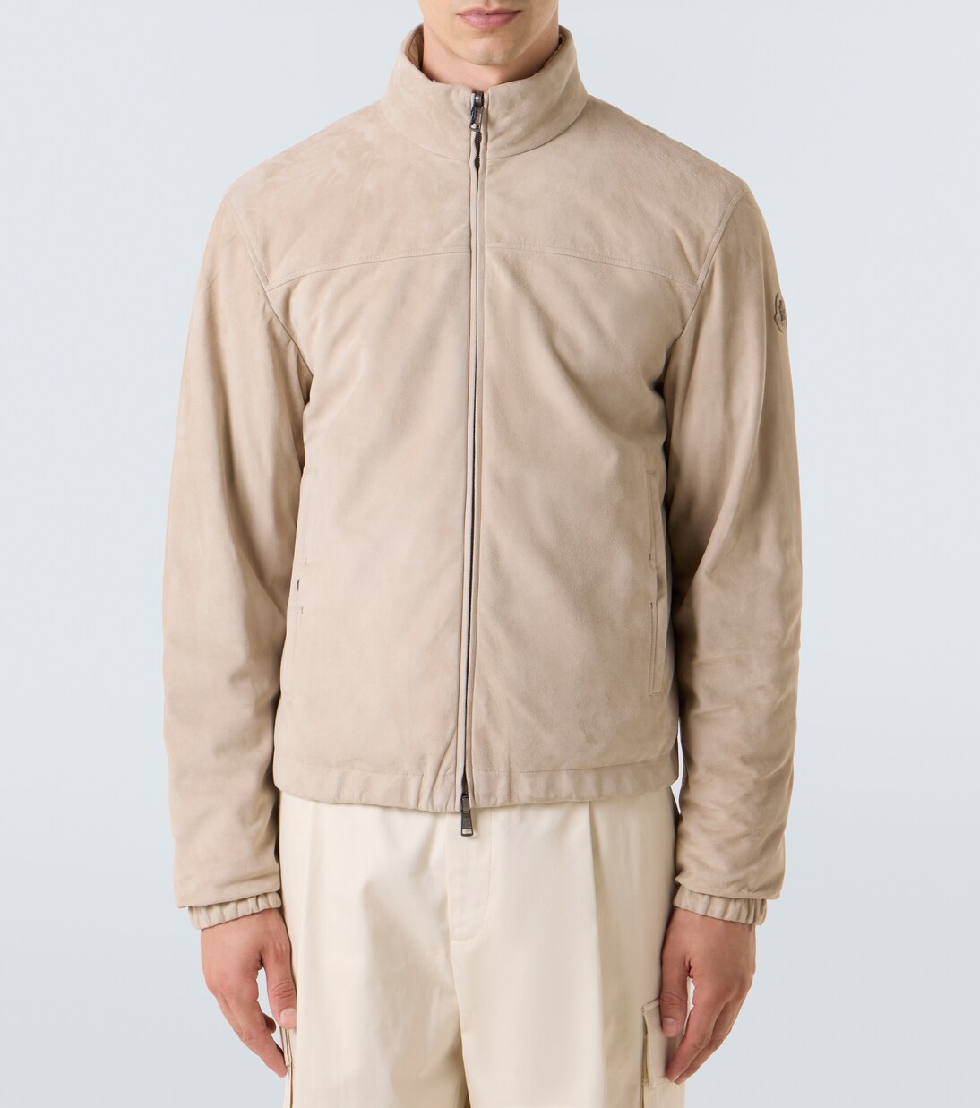 Cernay reversible suede down jacket | Moncler