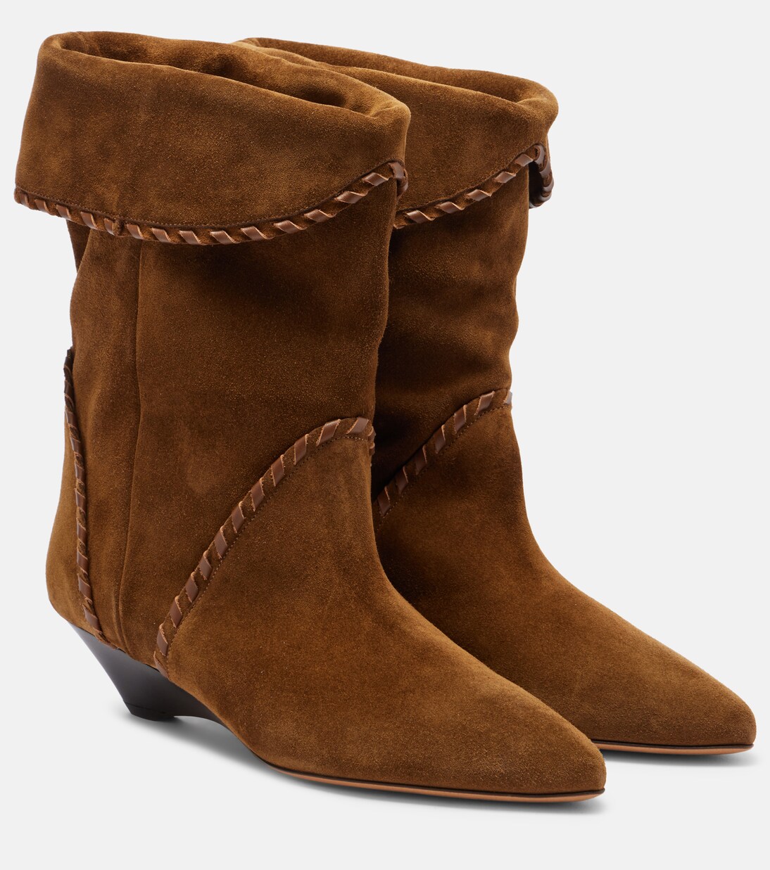 Ankle Boots Edoa 45 aus Veloursleder | Isabel Marant