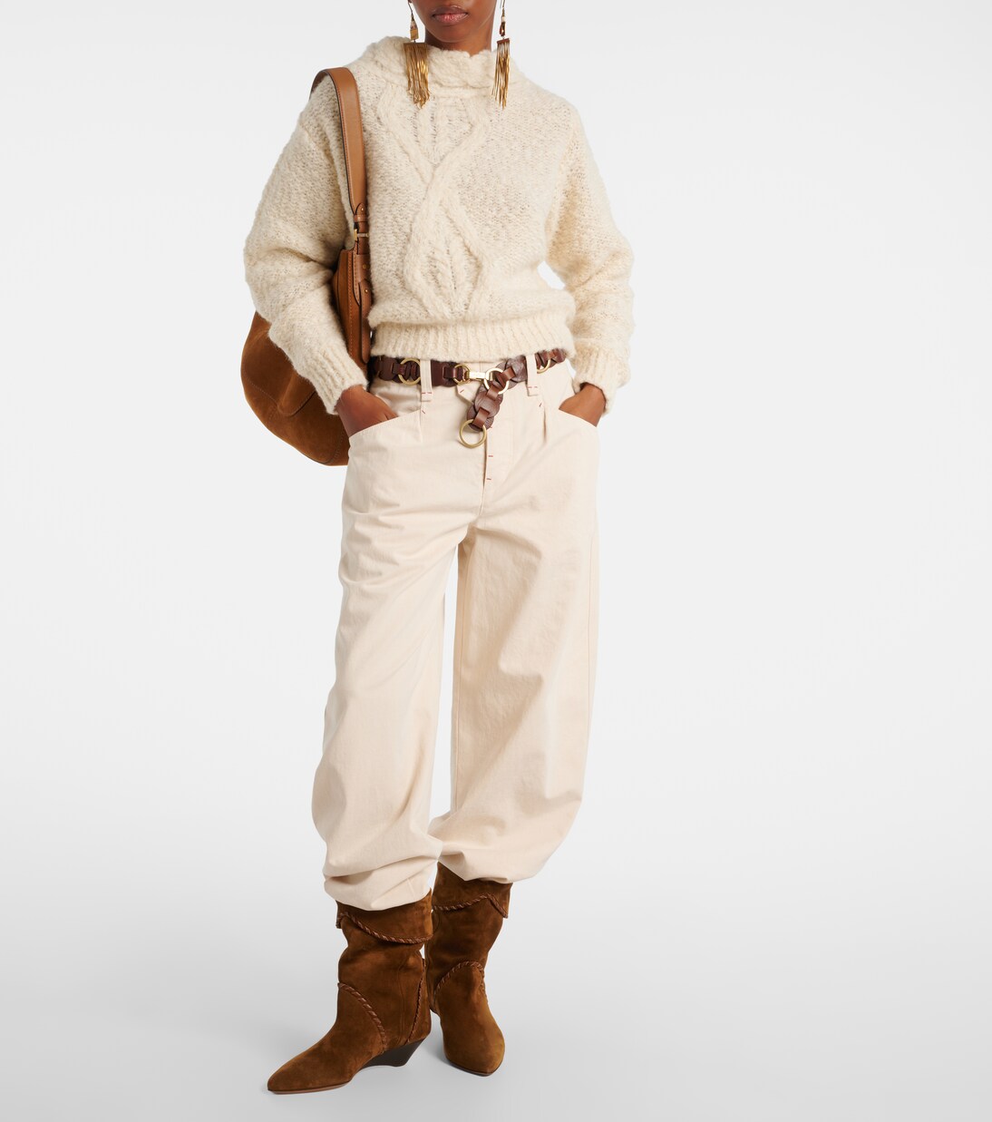 Ankle Boots Edoa 45 aus Veloursleder | Isabel Marant