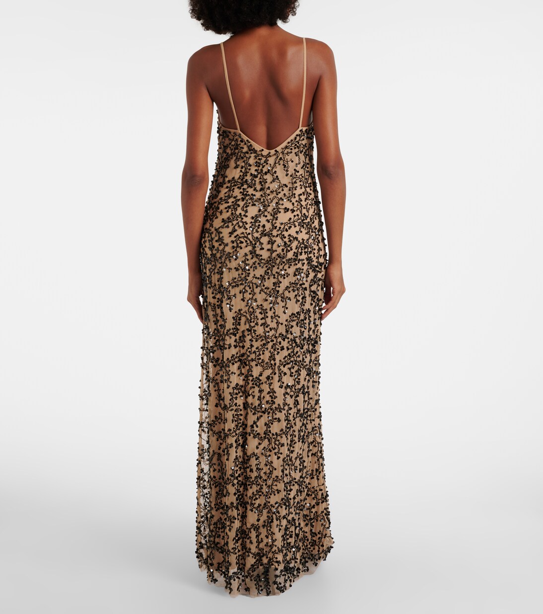 Verzierte Robe Reinvention aus Mesh | Johanna Ortiz