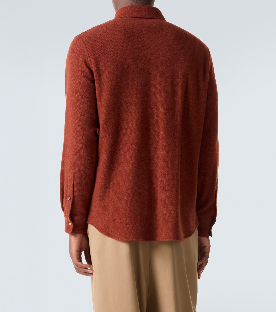 Cashmere shirt with sunstone | God's True Cashmere