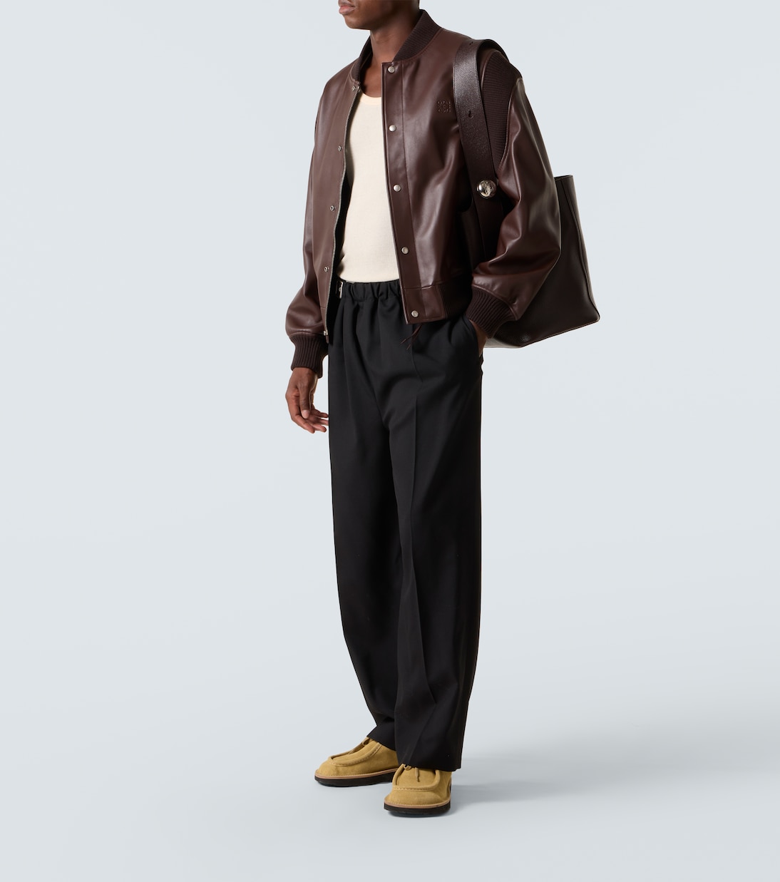 Pantalon droit en laine | Loewe