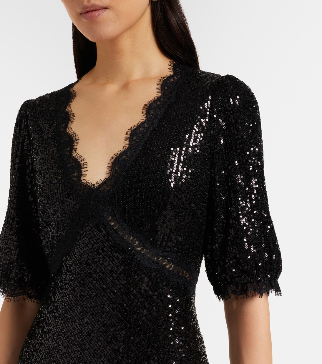 Robe longue Verena à sequins | Rixo