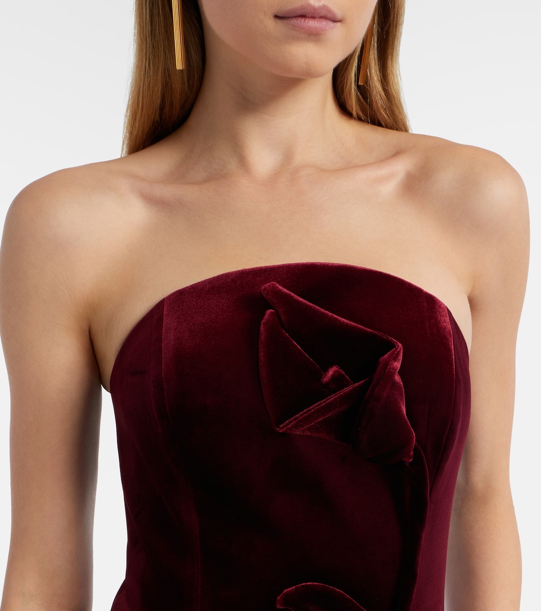 Maxikleid Marilyn aus Samt | Leo Lin