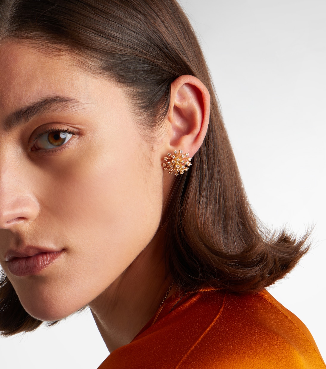 Boucles d’oreilles Burst Large en or 14 ct et diamants | Sydney Evan