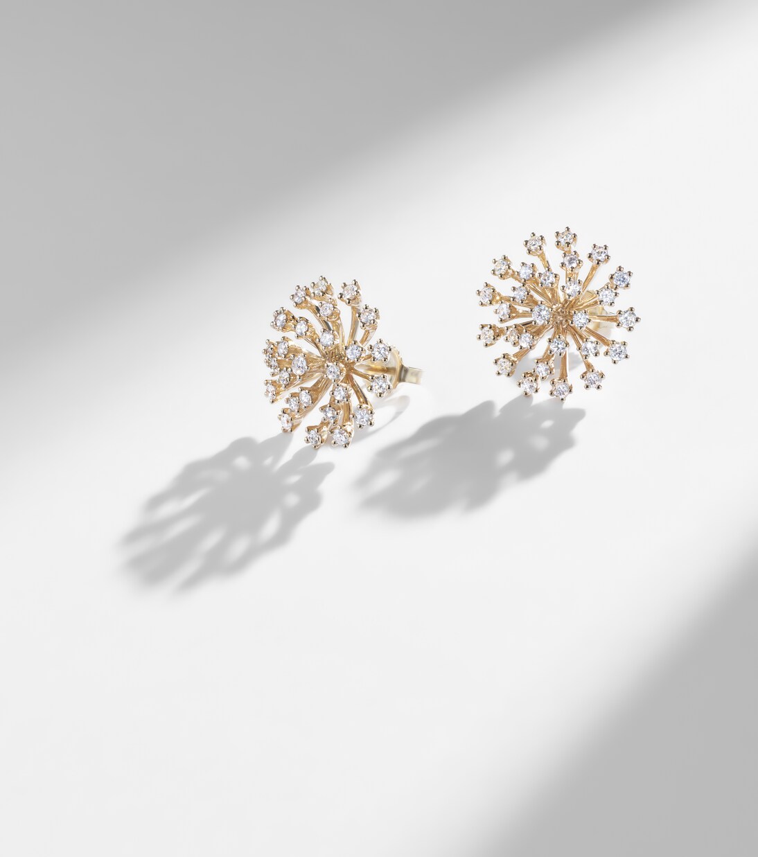 Boucles d’oreilles Burst Large en or 14 ct et diamants | Sydney Evan