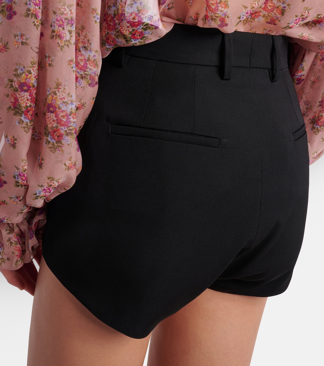 Virgin wool gabardine micro shorts | Dolce&Gabbana