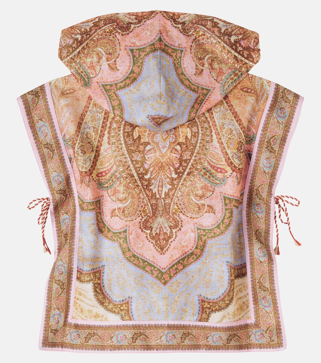 Awaken hooded cotton poncho | Zimmermann Kids