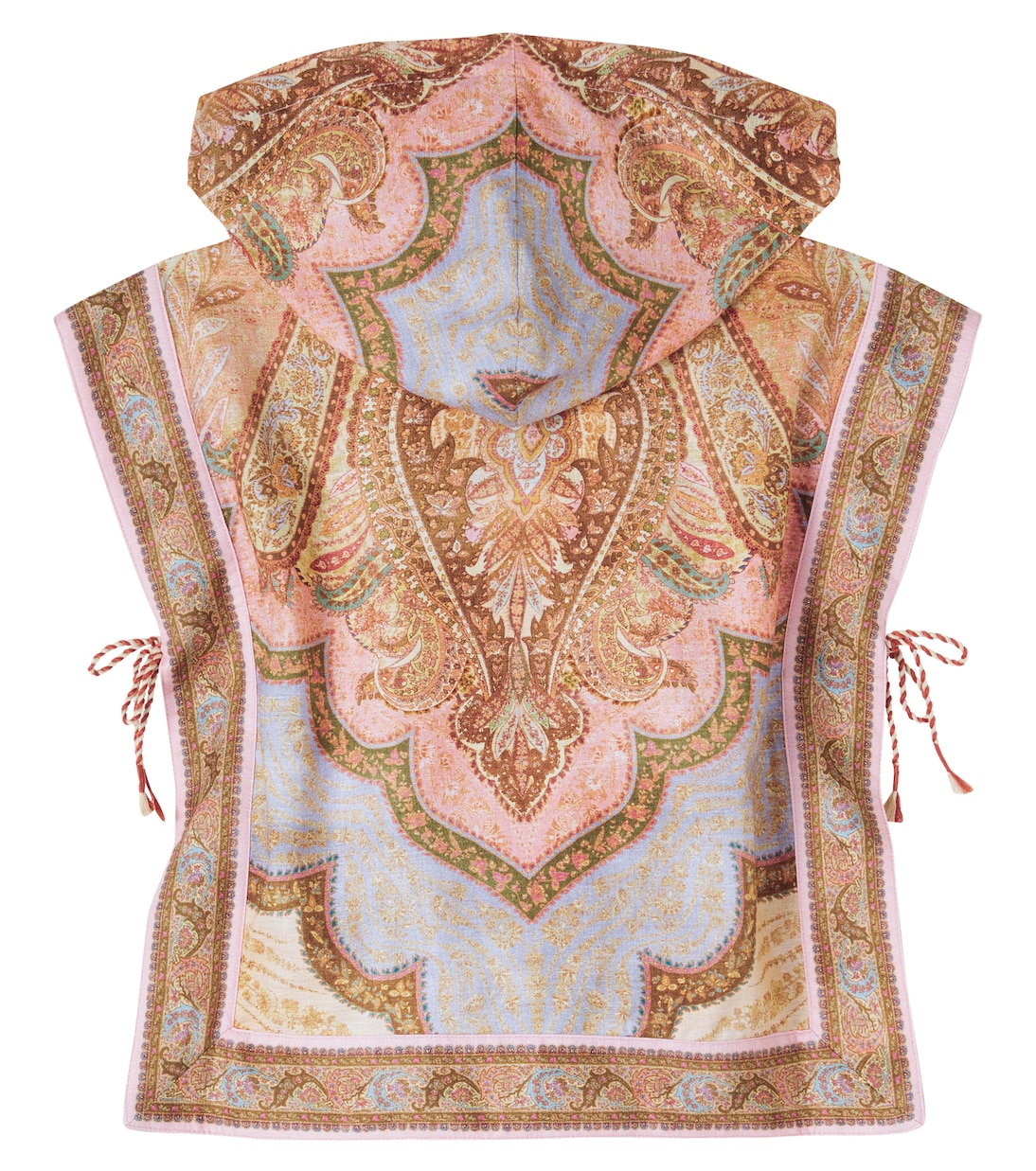 Awaken hooded cotton poncho | Zimmermann Kids