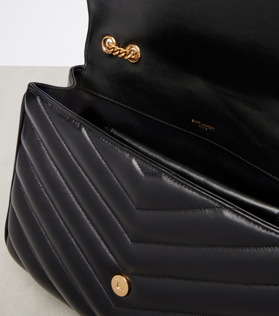 Loulou Large leather shoulder bag | Saint Laurent