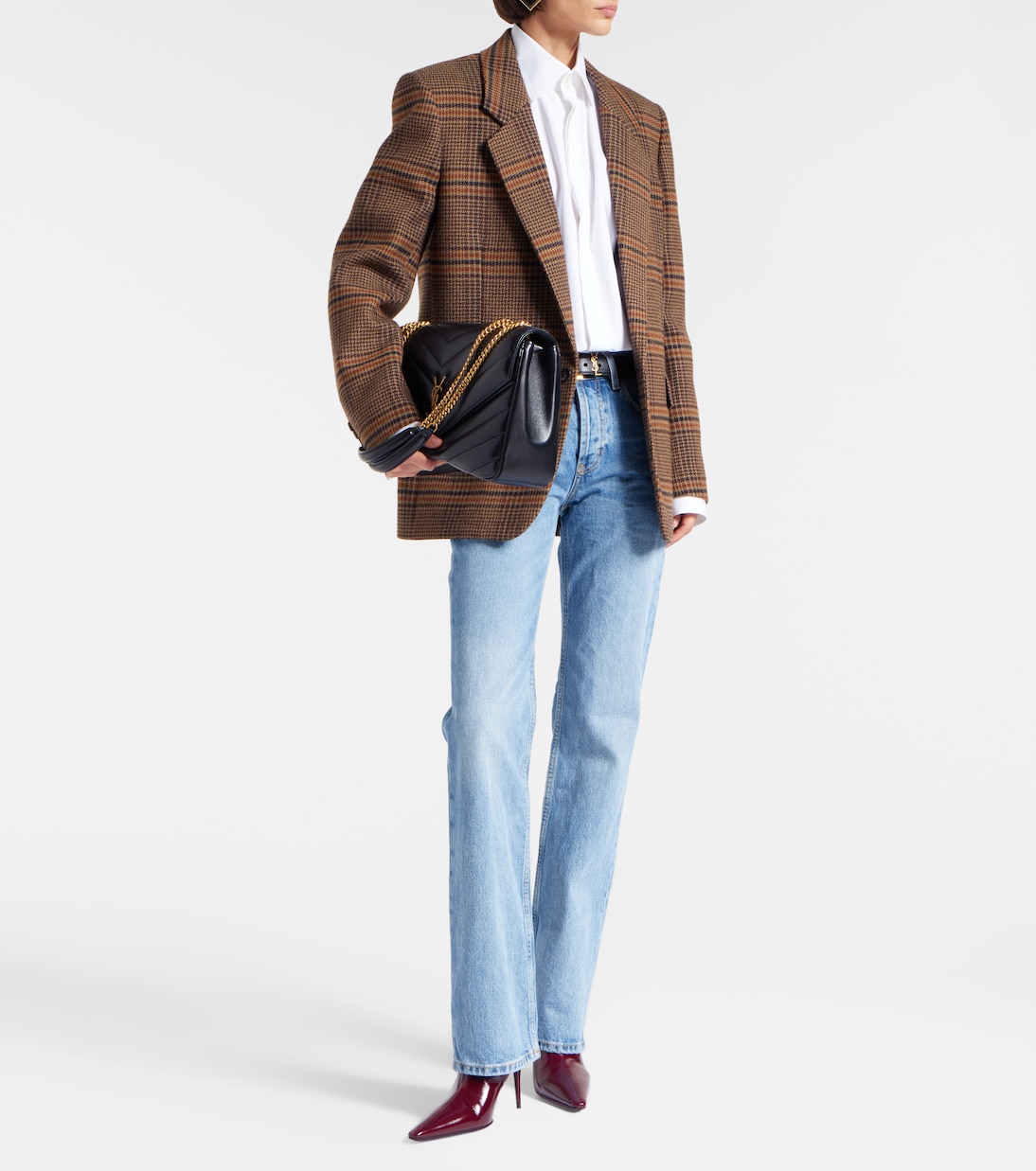 Loulou Large leather shoulder bag | Saint Laurent