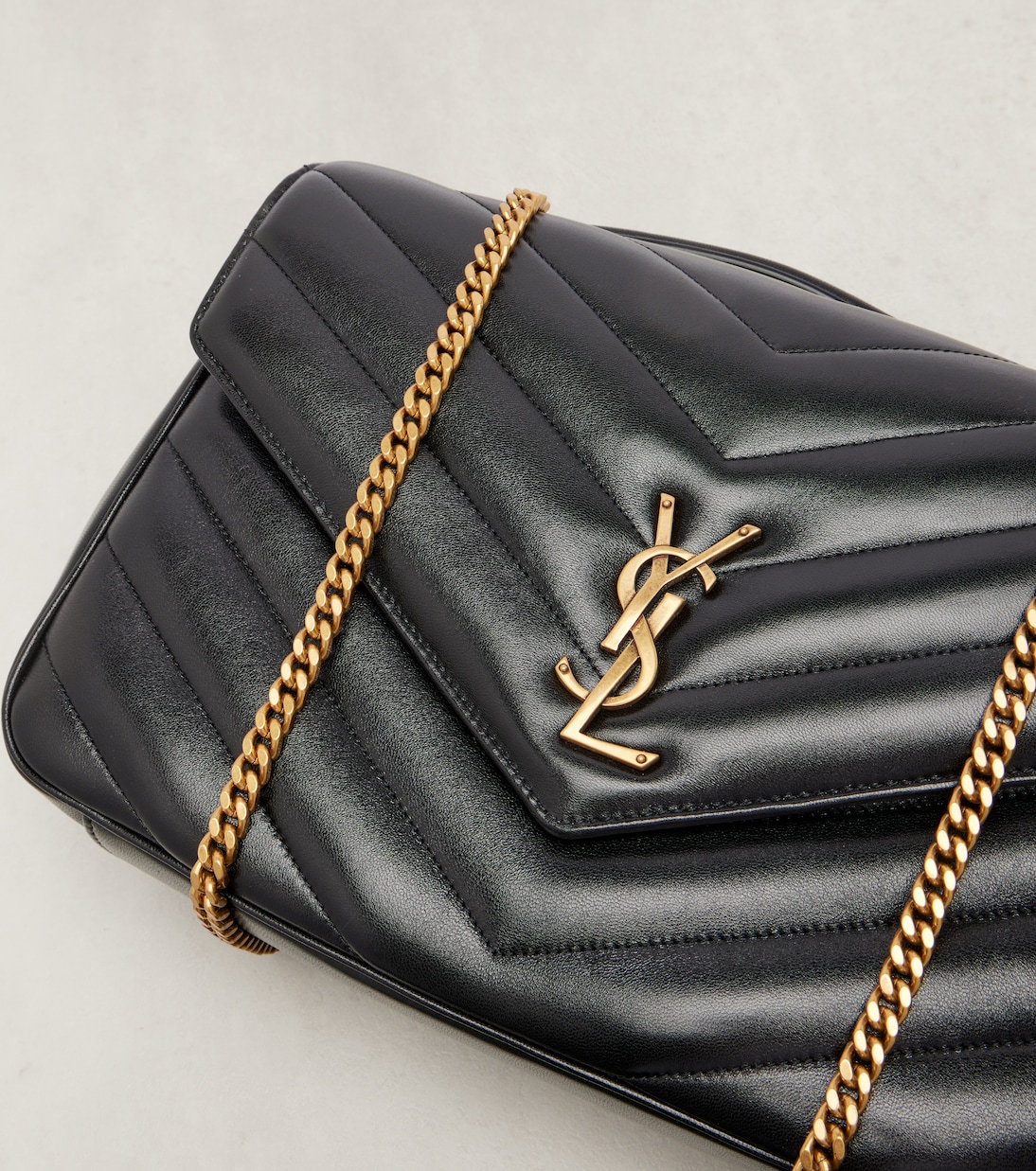 Loulou Large leather shoulder bag | Saint Laurent