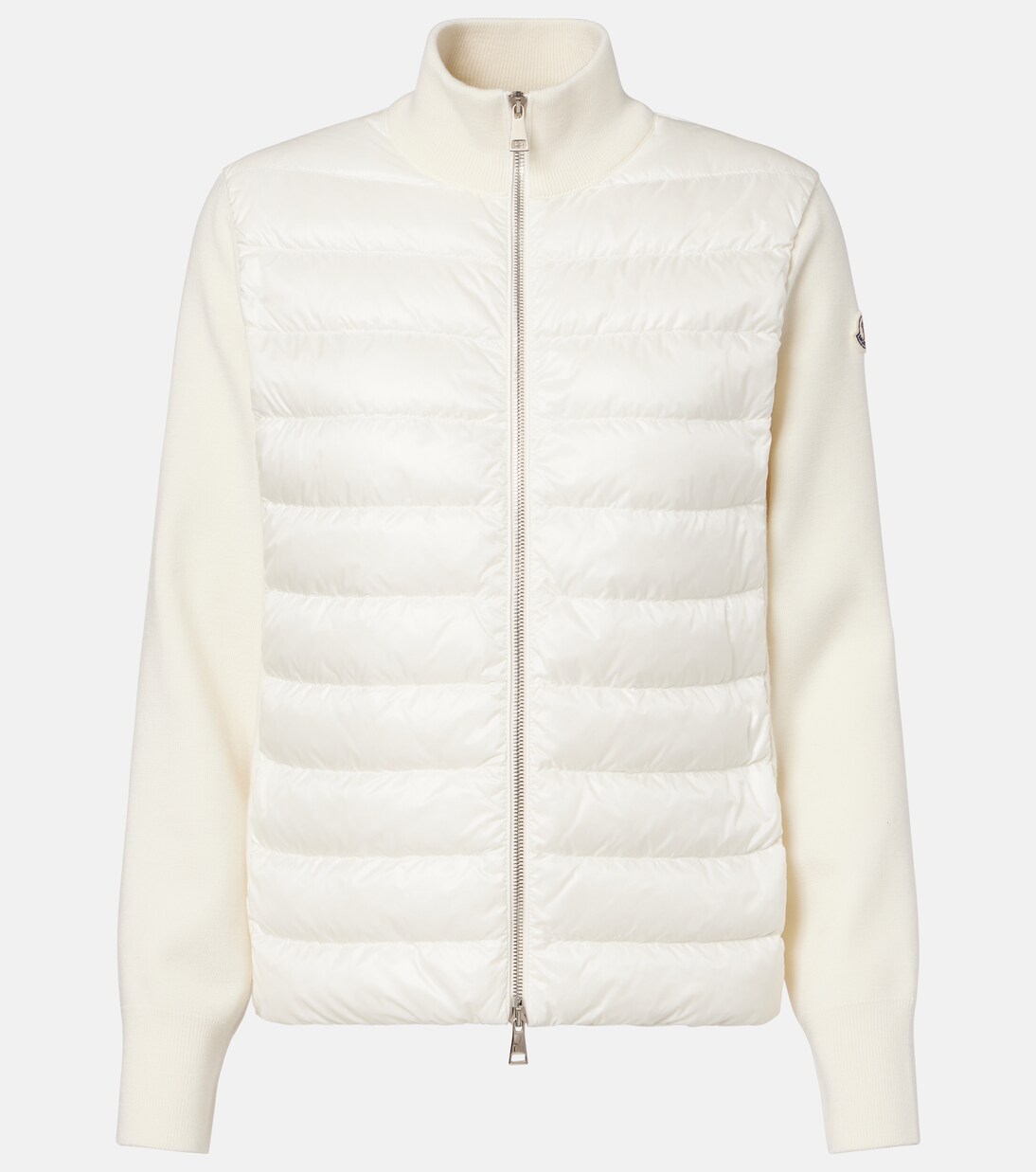 Down-paneled virgin wool cardigan | Moncler