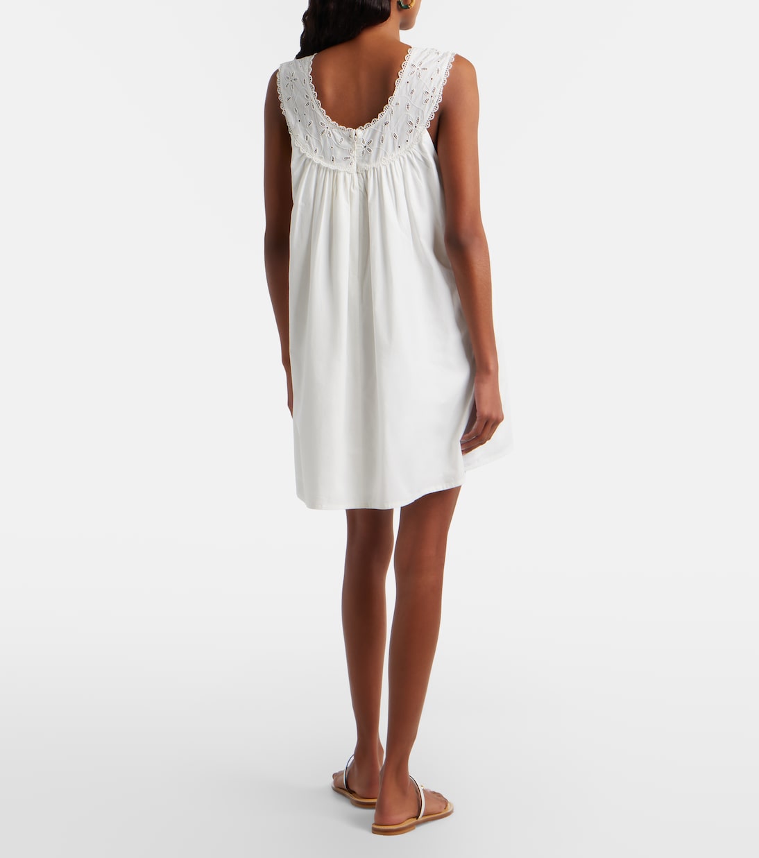 Salma embroidered cotton minidress | Posse