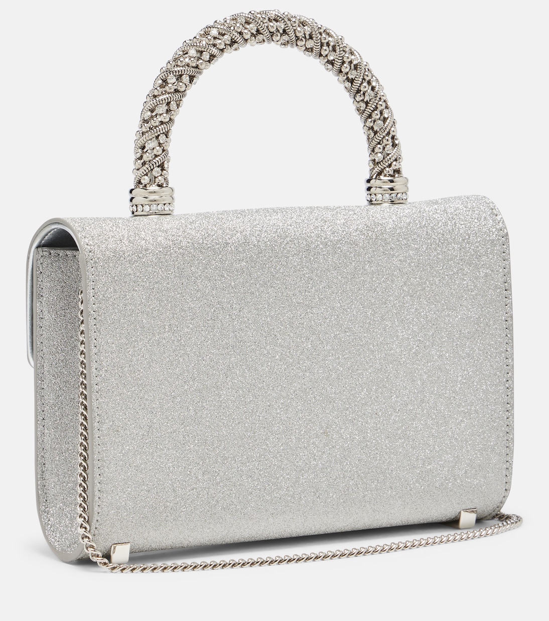 Jewel Efflorescence Mini glitter tote bag | Roger Vivier