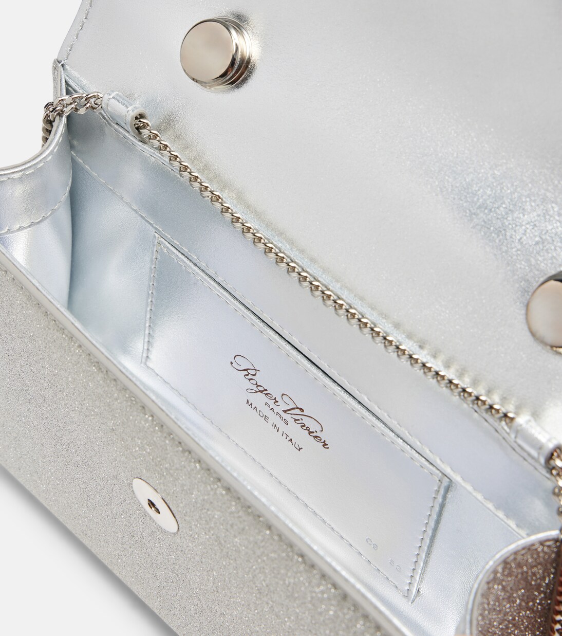 Jewel Efflorescence Mini glitter tote bag | Roger Vivier