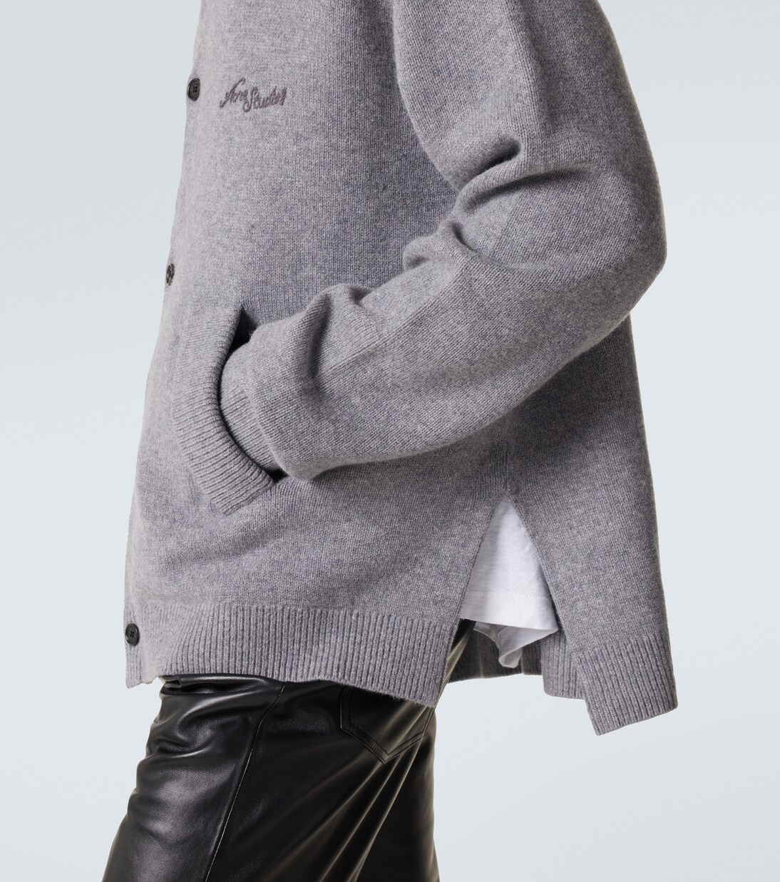 Cardigan aus Wolle und Yakwolle | Acne Studios