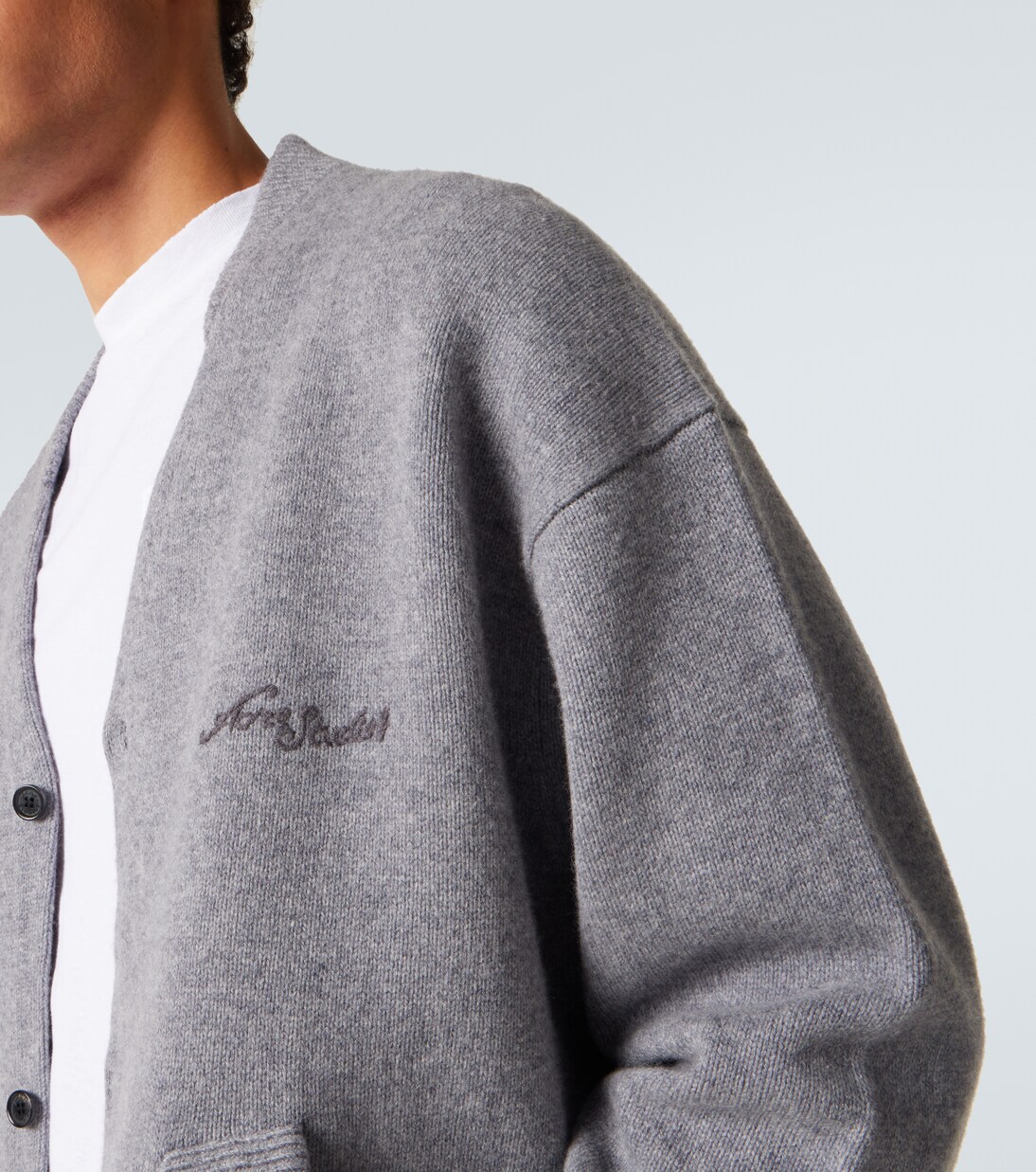 Cardigan aus Wolle und Yakwolle | Acne Studios