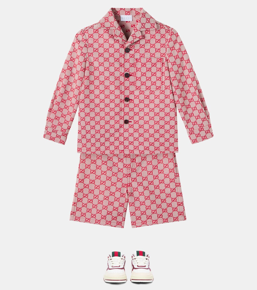 GG cotton-blend canvas jacket | Gucci Kids
