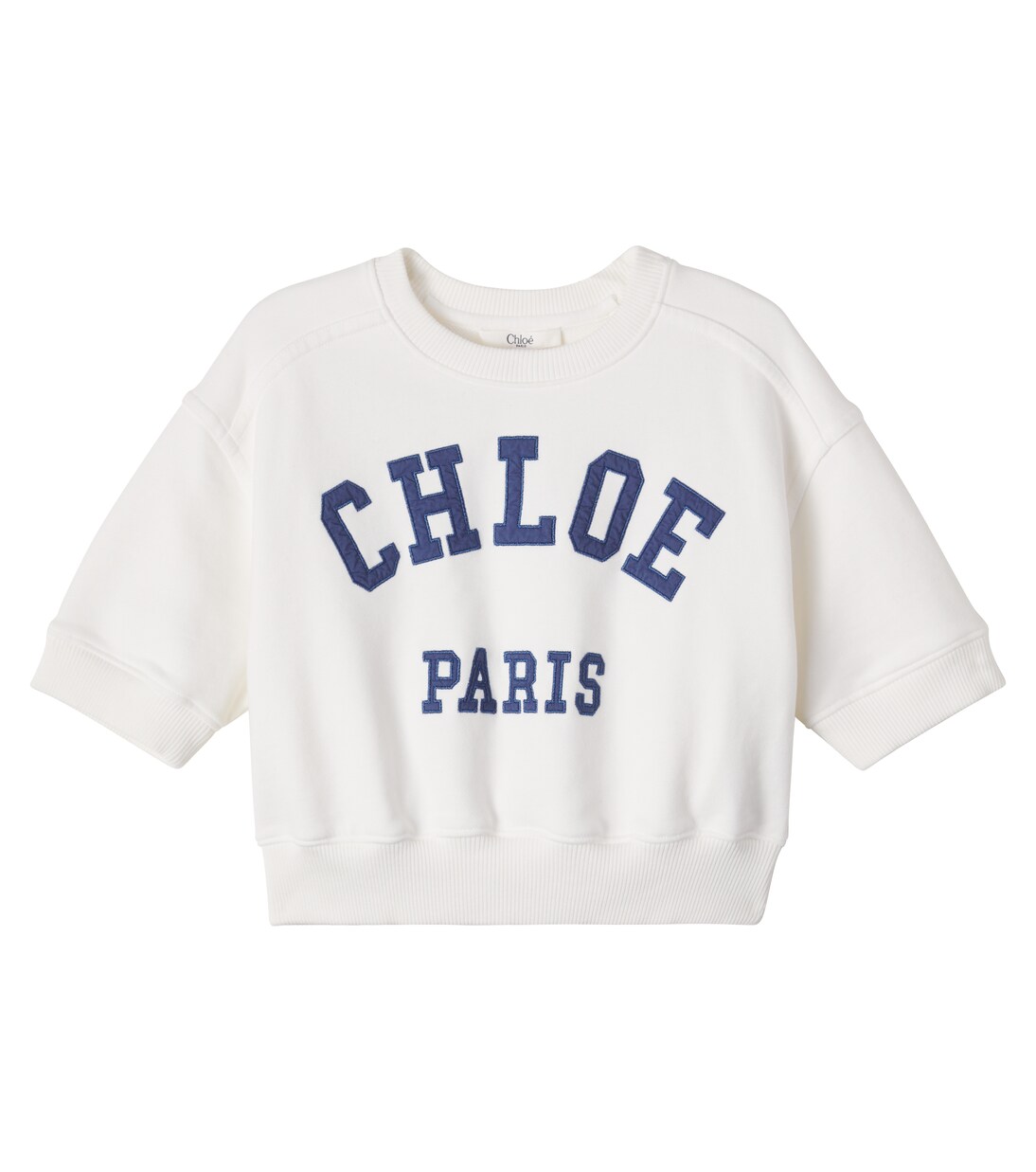 Logo cotton jersey T-shirt | Chloé Kids