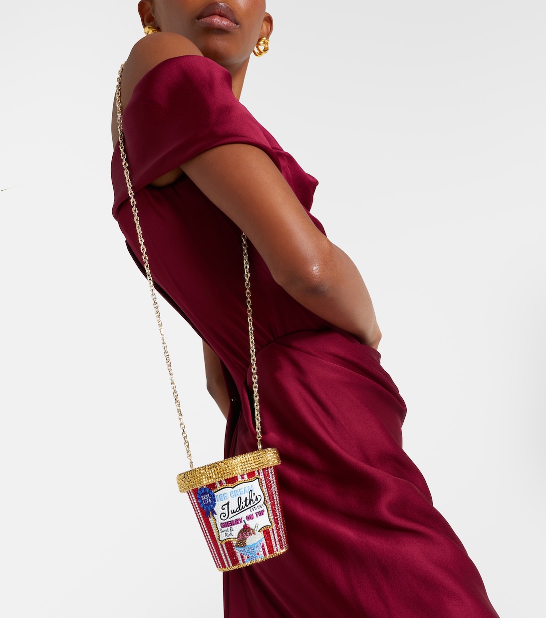 Clutch Judith's Best Ice Cream Pint | Judith Leiber Couture