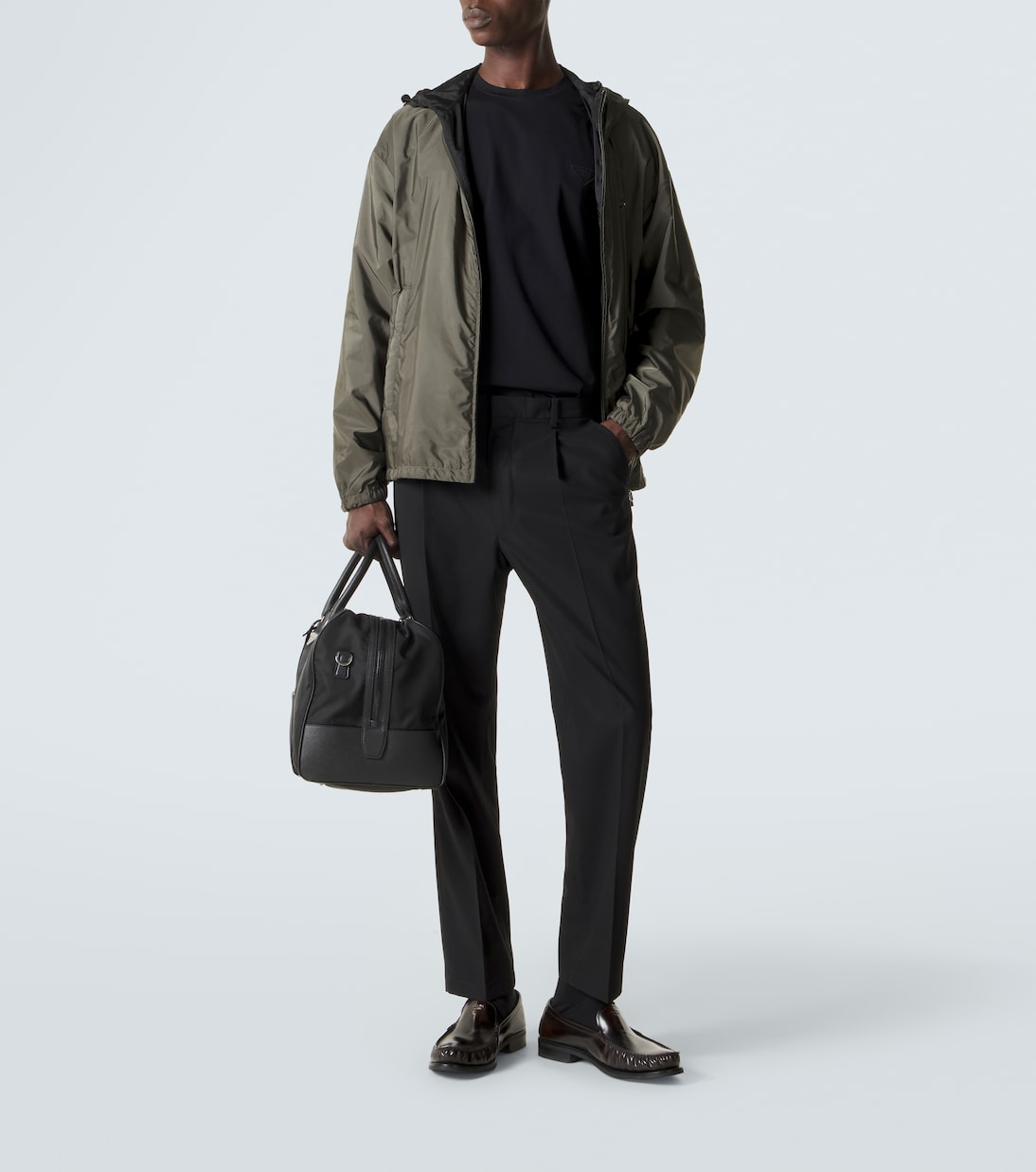 Cotton-blend jersey T-shirt | Prada