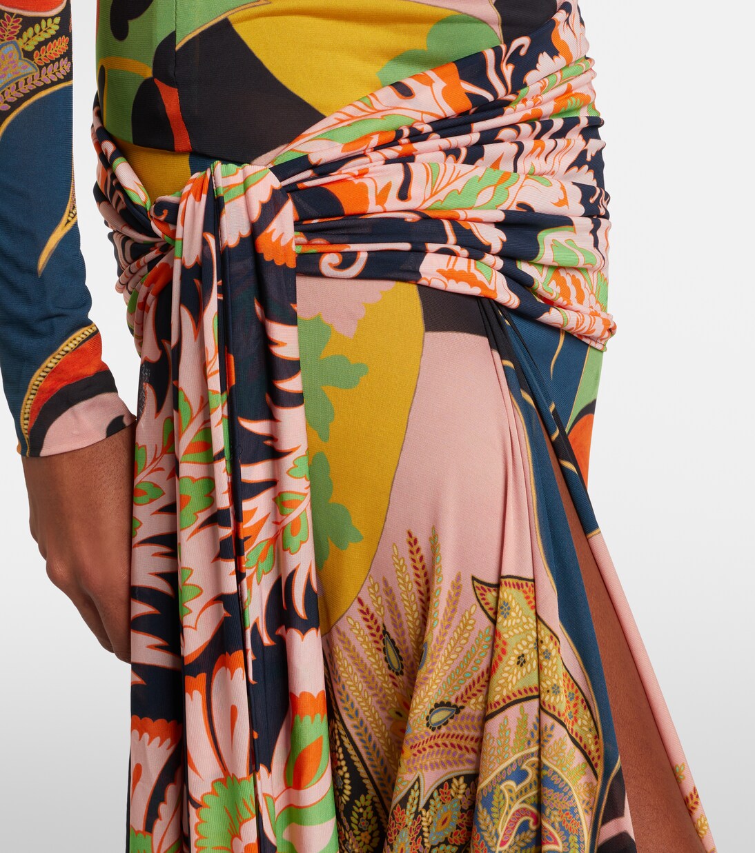 Paisley draped gown | Etro