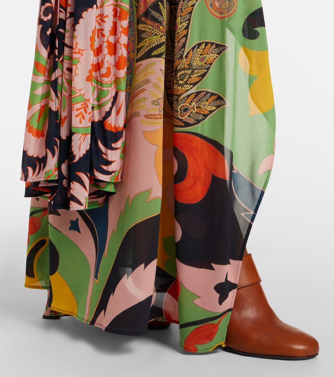 Paisley draped gown | Etro