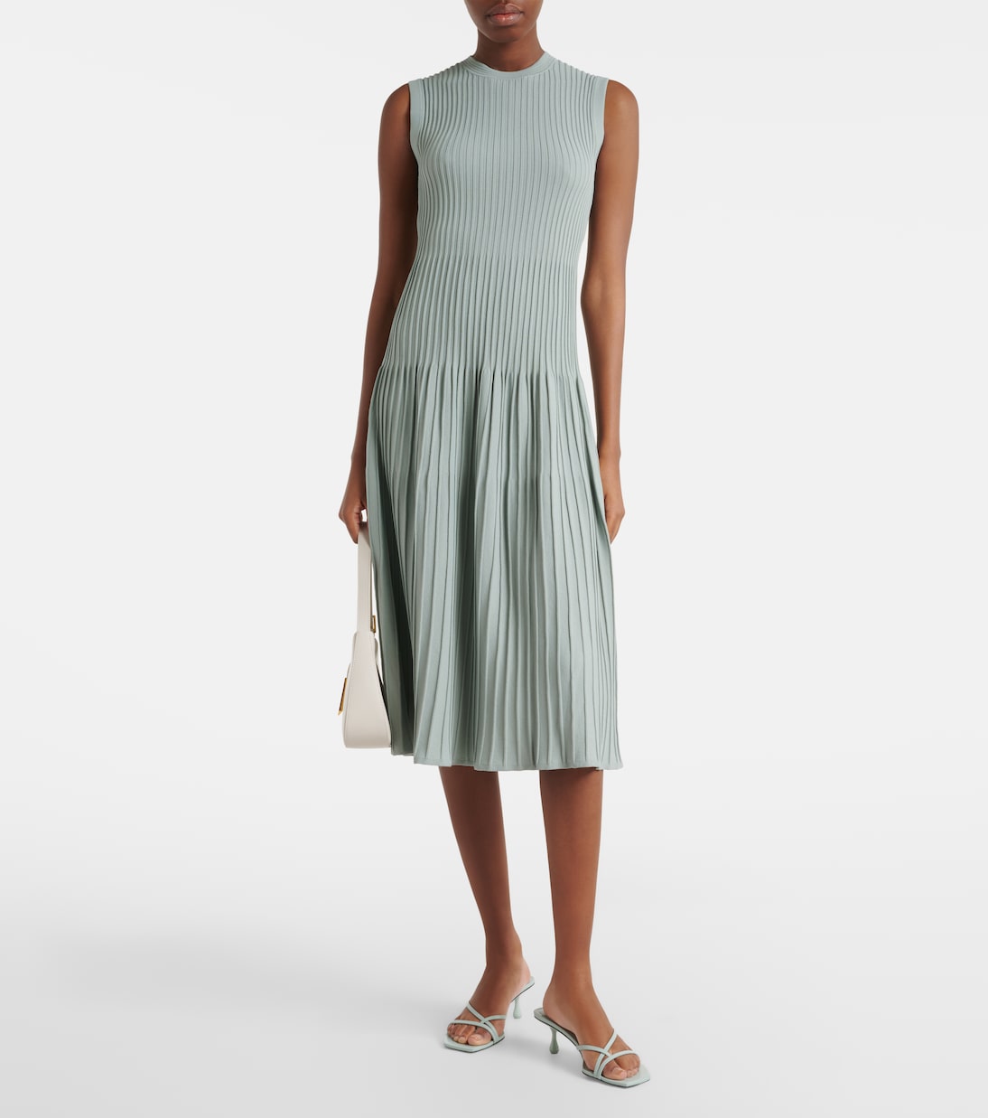 Robe midi Egizio en maille côtelée | Max Mara