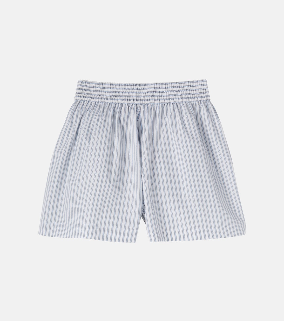 Shorts in misto cotone a righe | Brunello Cucinelli Kids