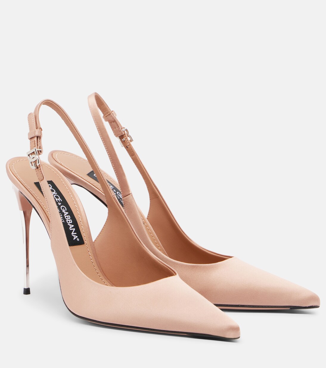 Pumps slingback DG in raso | Dolce&Gabbana