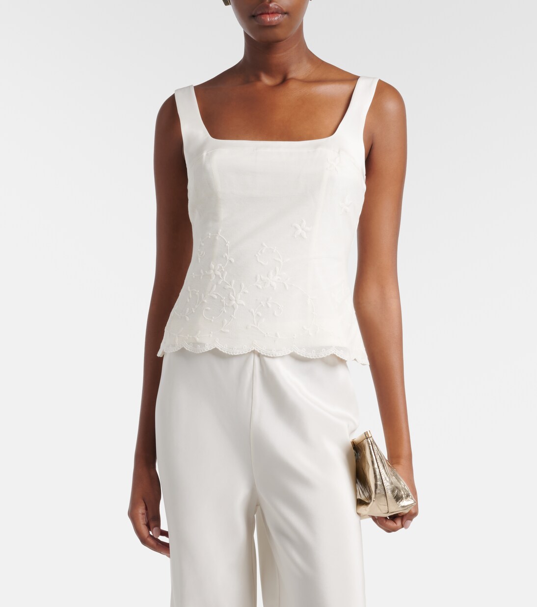 Top Cove de tul bordado | Posse