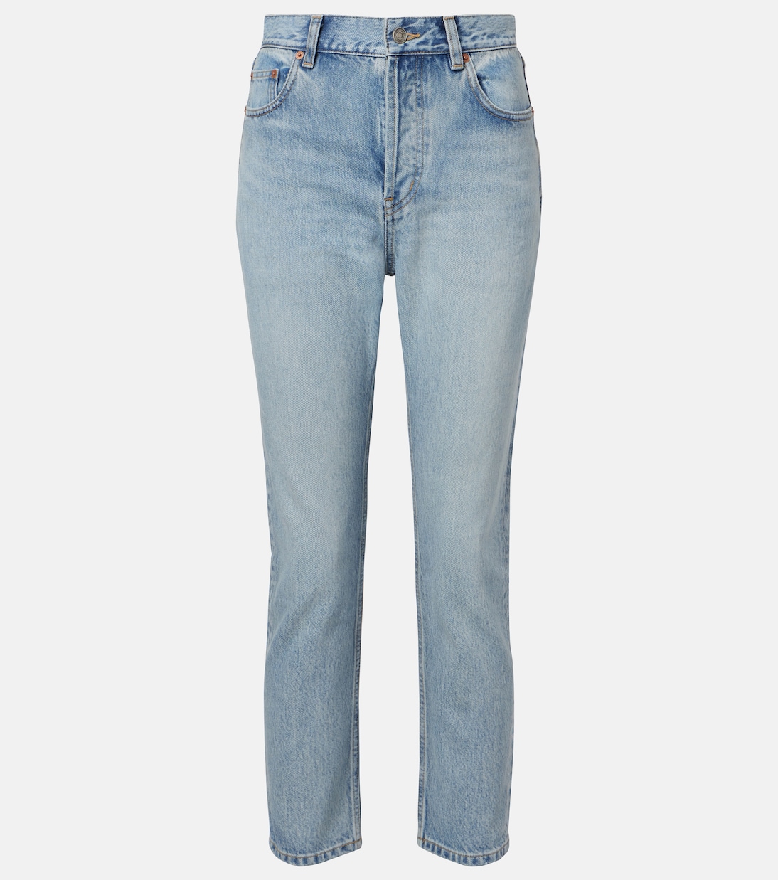 '90s cropped slim jeans | Saint Laurent
