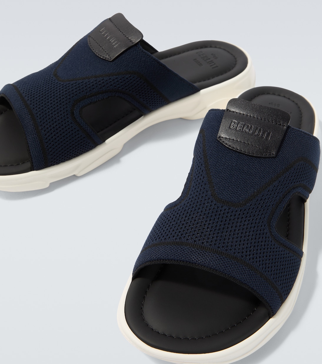 Pantoletten mit Leder | Berluti