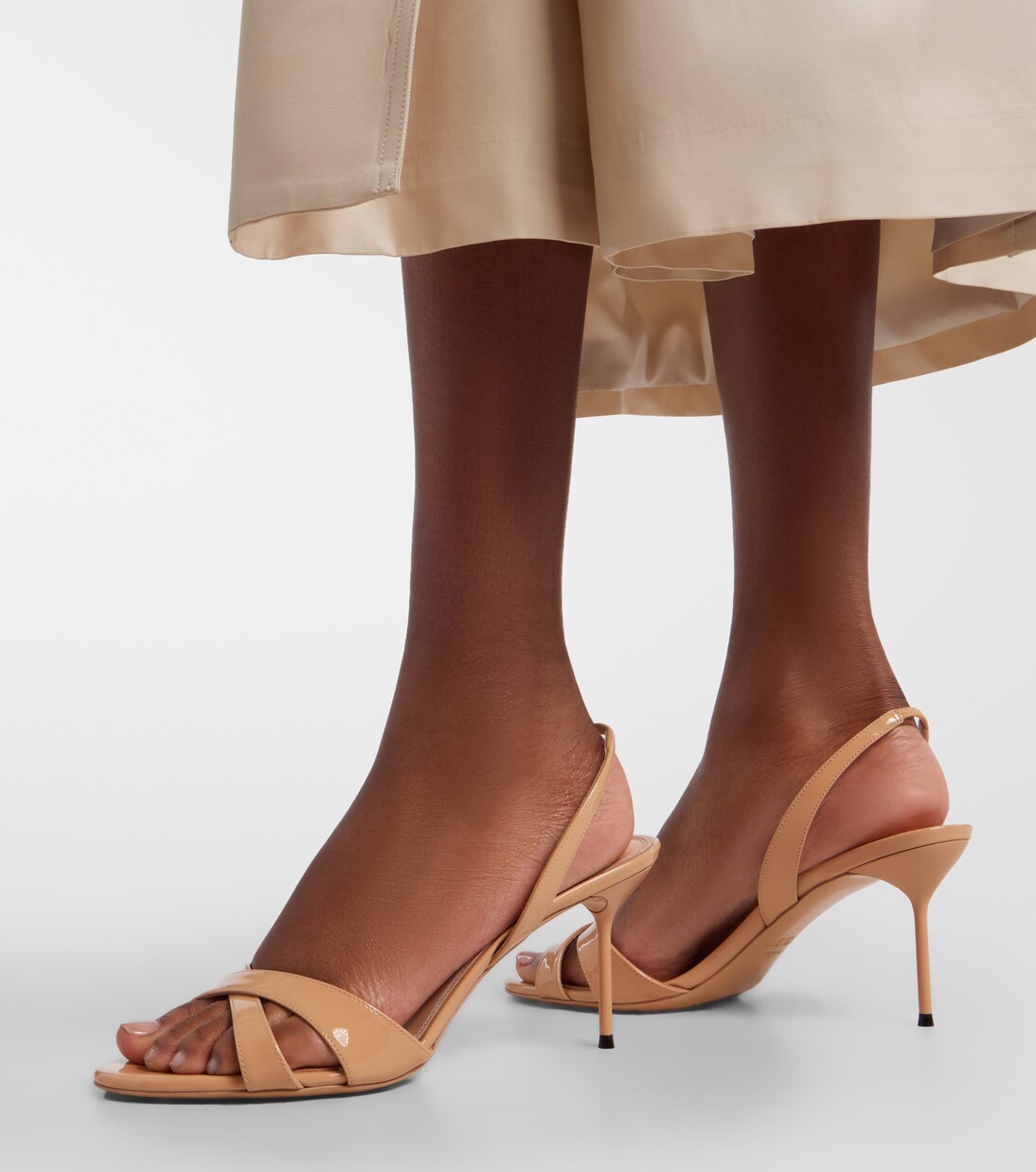 Lidia 페이턴트 레더 슬링백 샌들 | Paris Texas