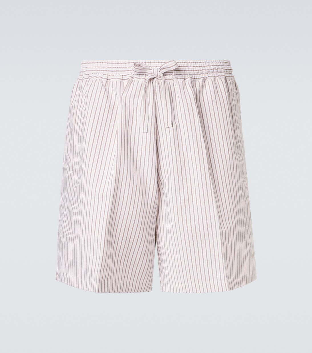 Julian striped cotton and silk shorts | Umit Benan