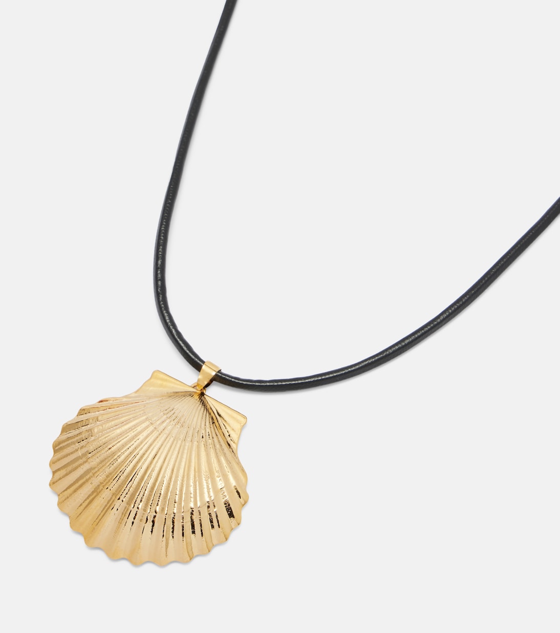 18kt gold-plated pendant necklace | Jennifer Behr