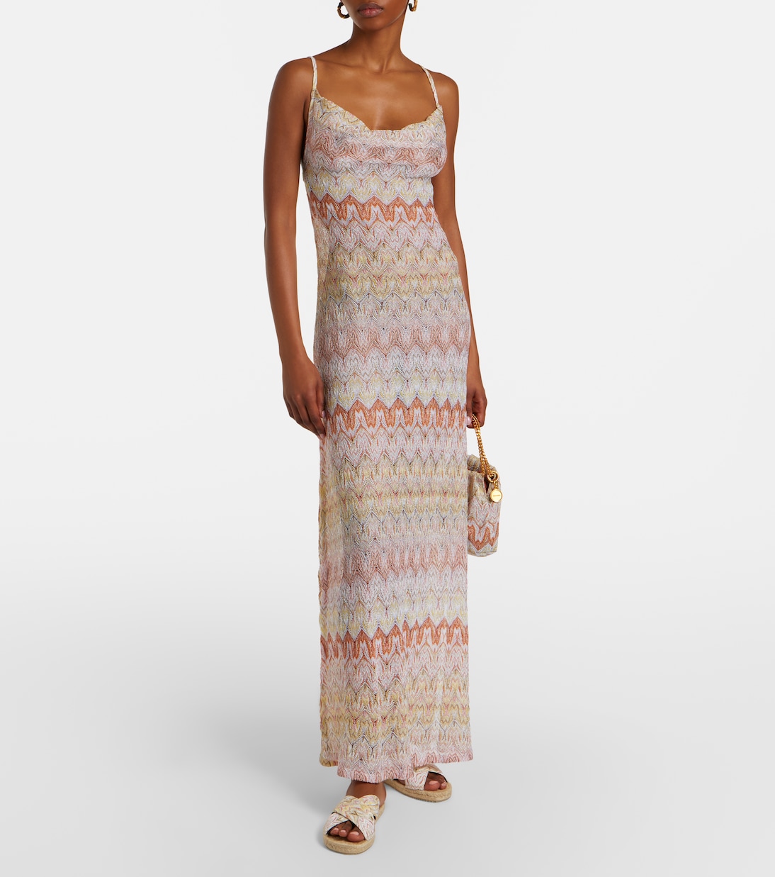 Espadrille-Sandalen Harlow aus Häkelstrick | Missoni