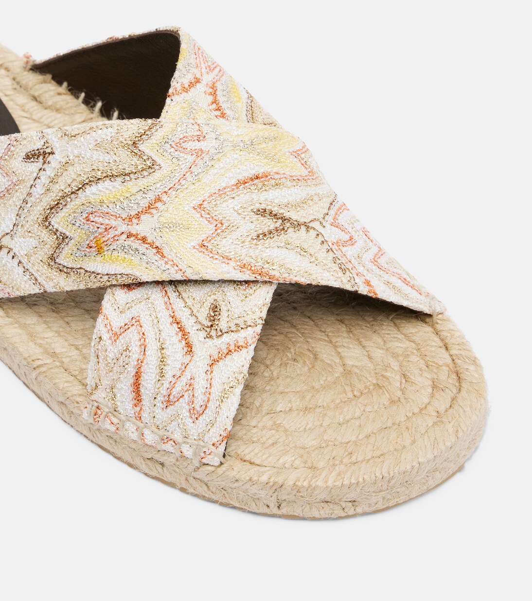 Espadrille-Sandalen Harlow aus Häkelstrick | Missoni