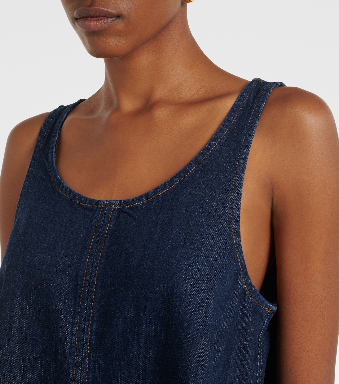 Skipper denim minidress | Frame