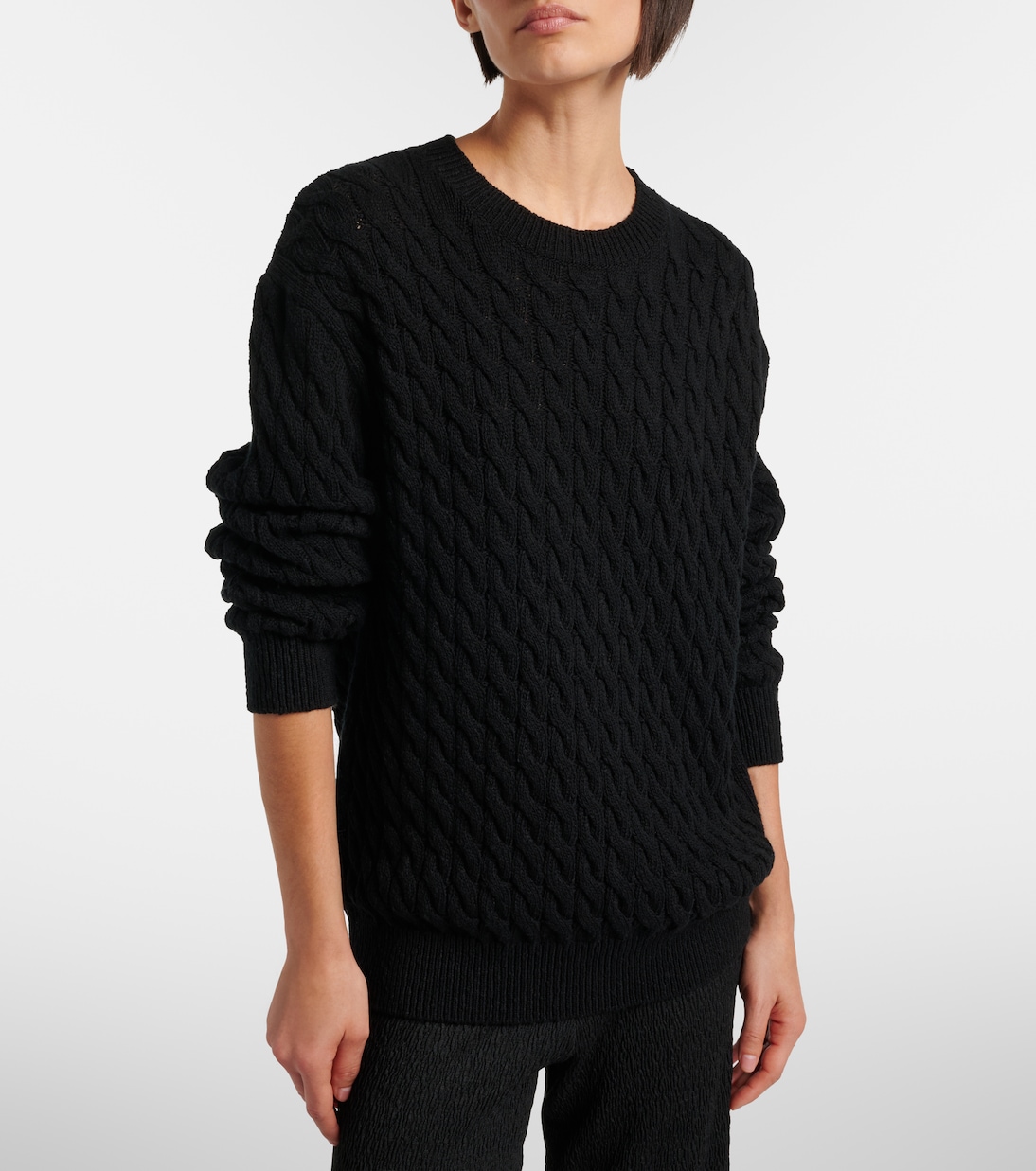 Orus cable-knit cotton and linen sweater | The Row