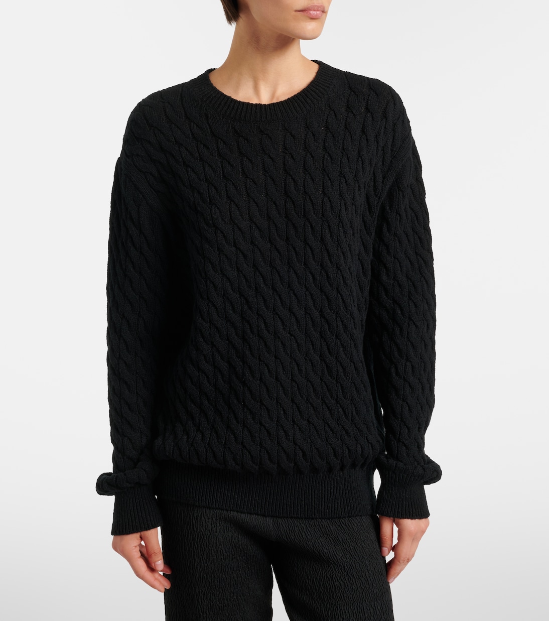 Orus cable-knit cotton and linen sweater | The Row